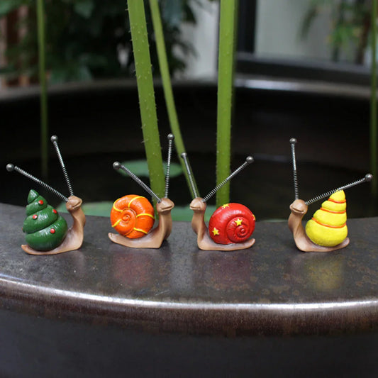 Floroux - Figurine escargot décor