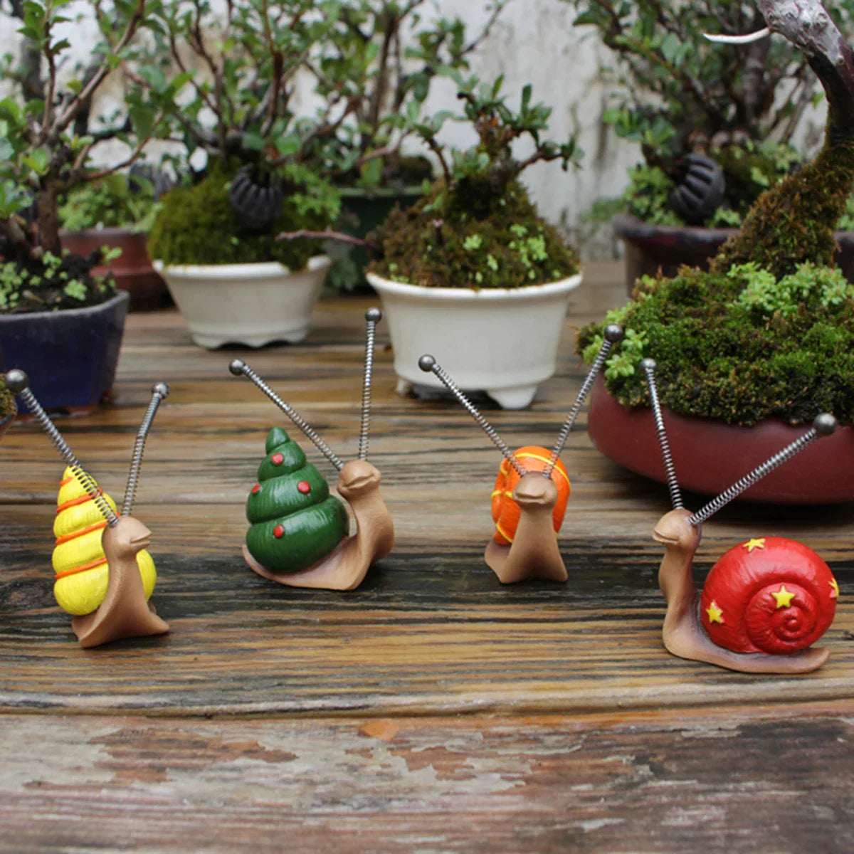 Floroux - Figurine escargot décor