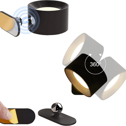 FlexiLamp – Lampe murale sans fil rechargeable 360°