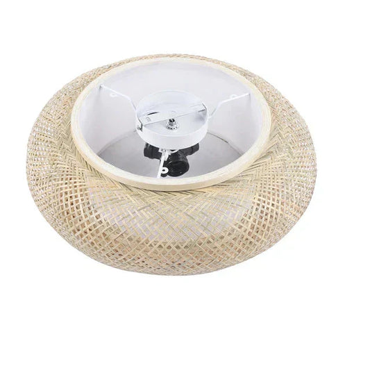Suspension Floroux in Bamboo | Zen Natural Design | Sustainable Lighting for Dining Room & Living Room