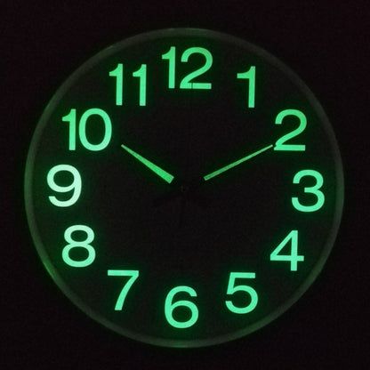 Floroux Tijd - Horloge de salle de classe éclairée 30 cm