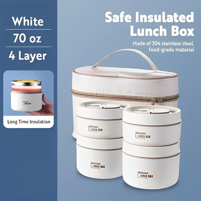 CuisineChic - Lunchbox thermique isotherme pour repas frais et sains