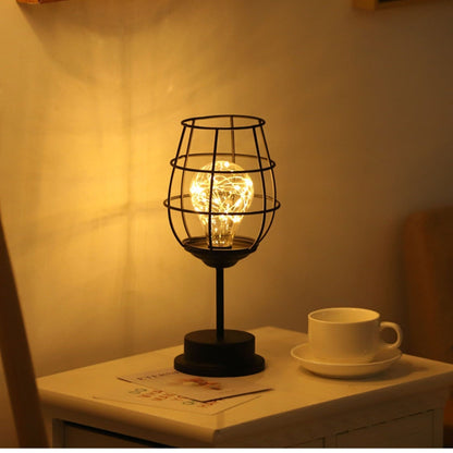 Antique Eva Luxe NoirLume Lampe de Table
