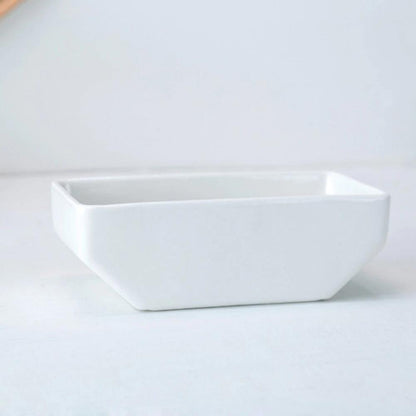 Floroux Ceramic Flower Pot with Metal Frame | Octagonal Design