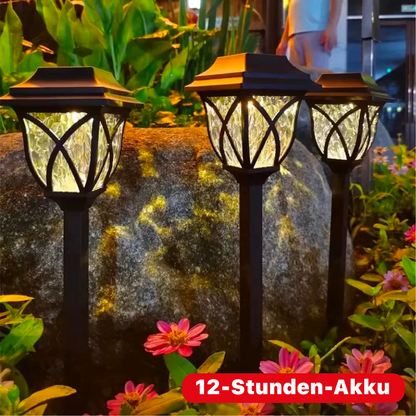 Floroux Gratuit | Lampe de jardin solaire
