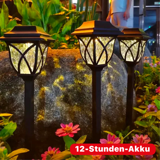 Floroux Gratuit | Lampe de jardin solaire
