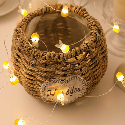 Lapin de Pâques blanc Lumières décoratives imperméables