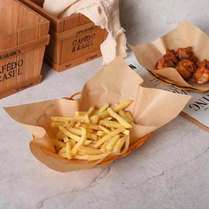 Douille en papier kraft naturel pour aliments