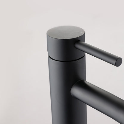 Cold Water Tap Matt Black Floroux | Single Tap for Sink Installation | Modern Design | Rust Resistant