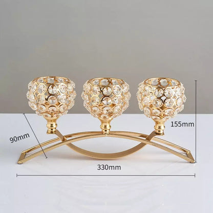 3 bras de pont candélabres