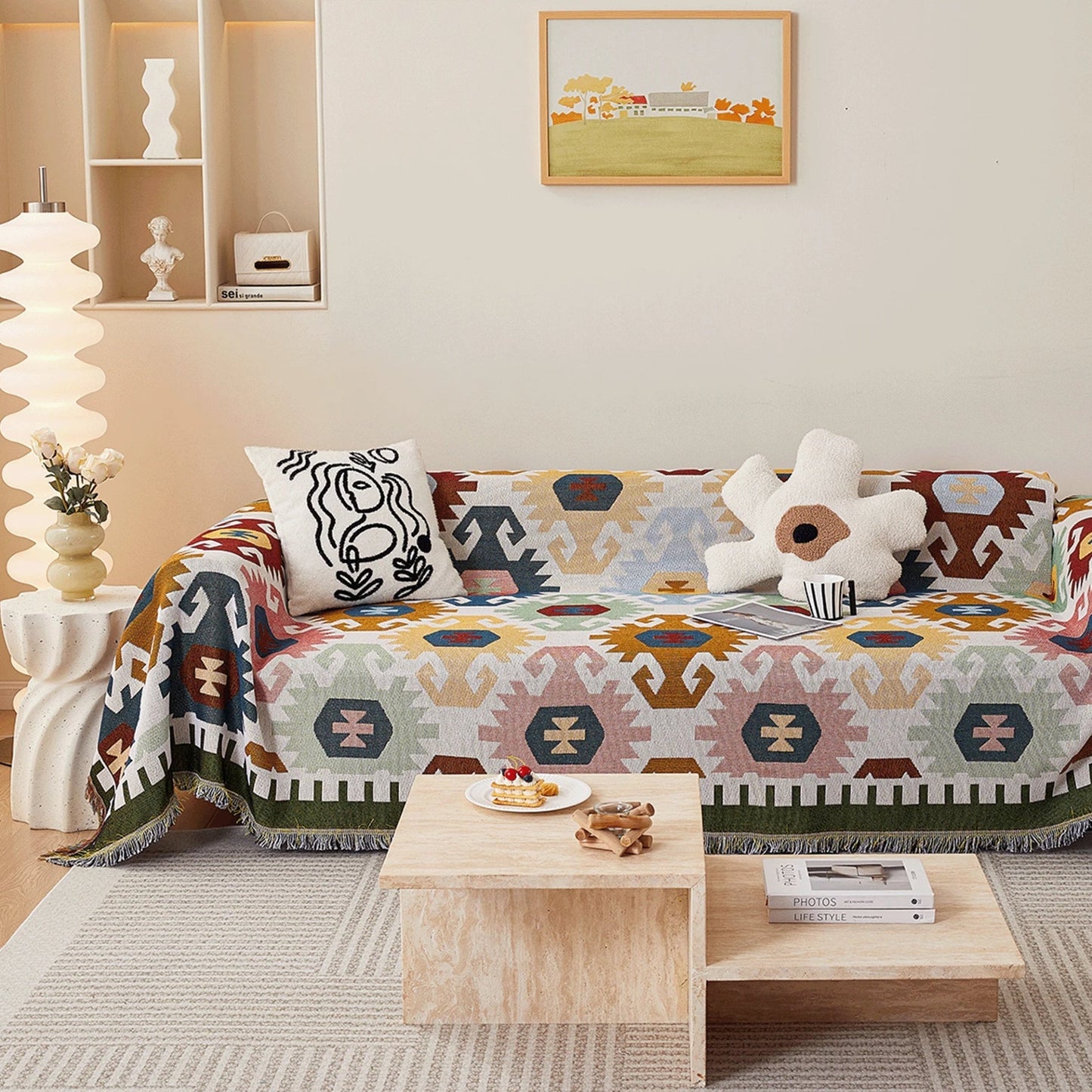 Couverture de canapé/fauteuil Colorful Machines Gear