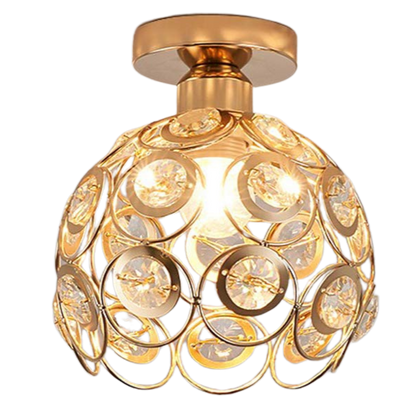 Floroux Or Lustre Luxueux de Plafond Salle de Bal