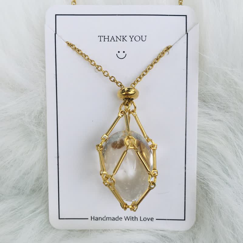 Collier en Cristaux Naturels Élégant - Édition Iris