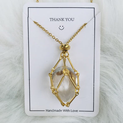 Collier en Cristaux Naturels Élégant - Édition Iris