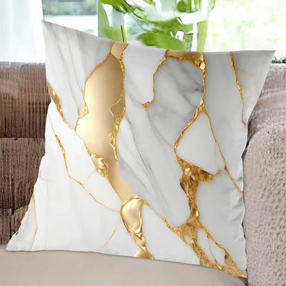 Floroux - Housse de coussin avec motif de galets