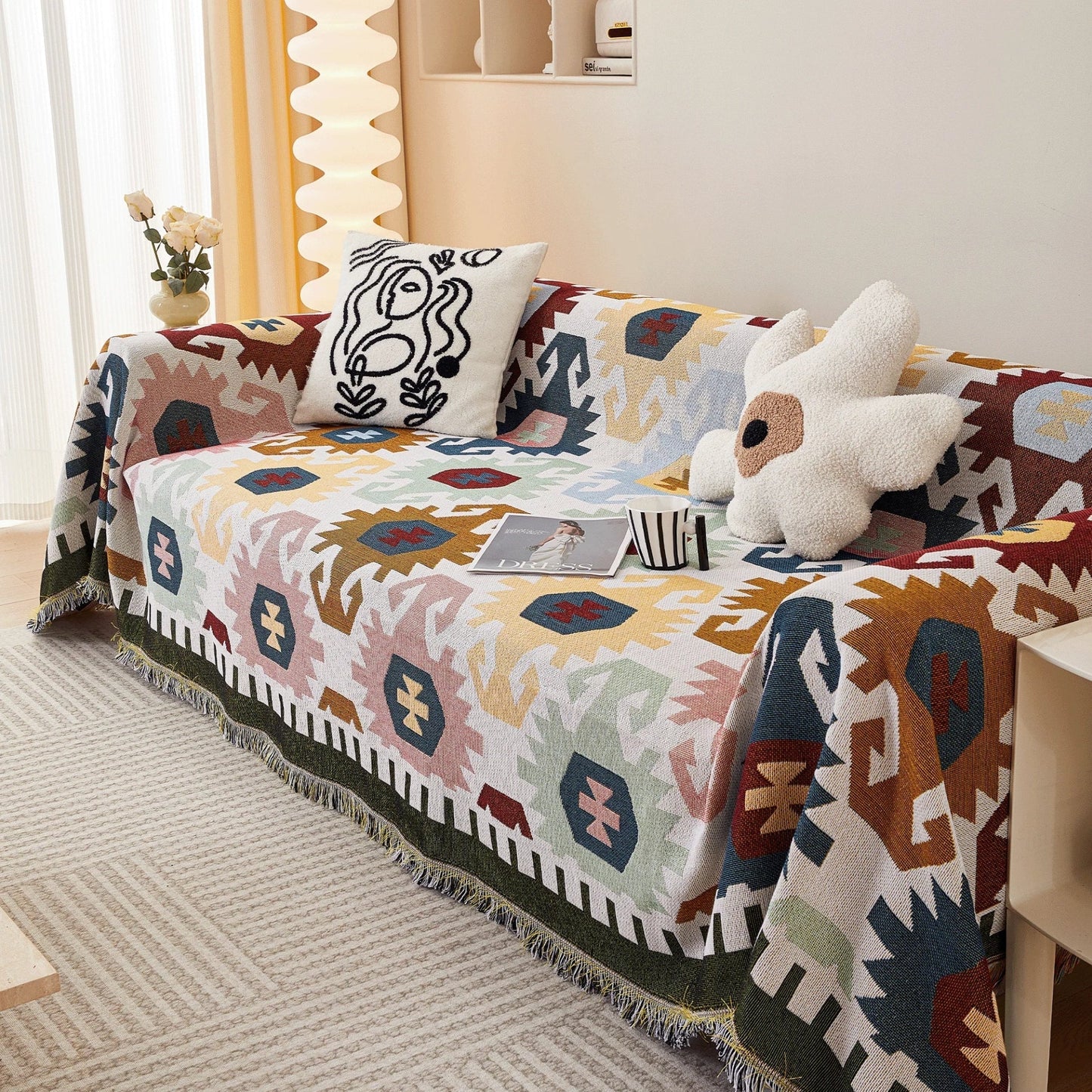 Couverture de canapé/fauteuil Colorful Machines Gear