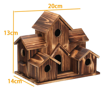 NatureNest – Style Élégant Maison de Oiseaux en Bois Fait Main