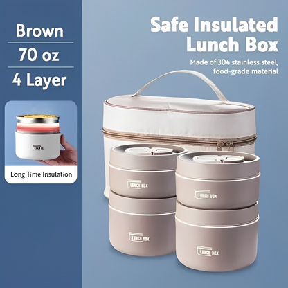 CuisineChic - Lunchbox thermique isotherme pour repas frais et sains