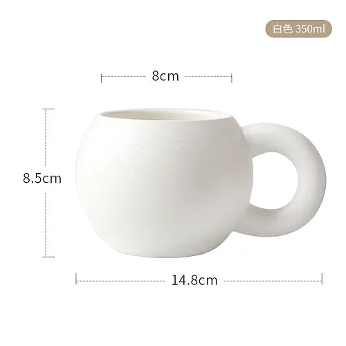Stella Cup – Luxe Géométrique Tasse en Porcelaine