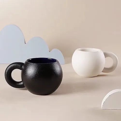 Stella Cup – Luxe Géométrique Tasse en Porcelaine