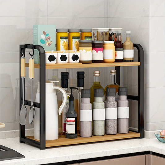 Étagère de cuisine – Spicify – acier inoxydable – organisateur de comptoir