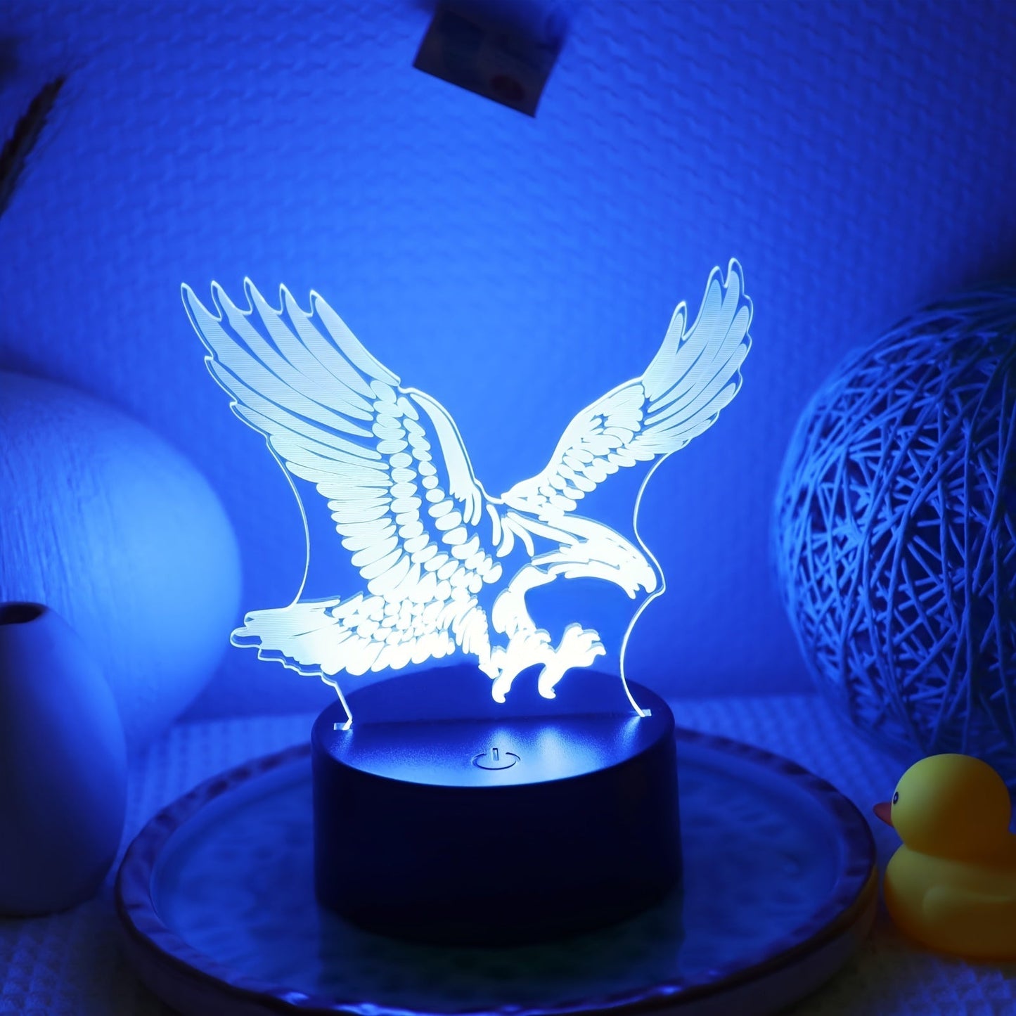 EagleLight – Lampe de nuit LED 3D avec couleurs et tactile