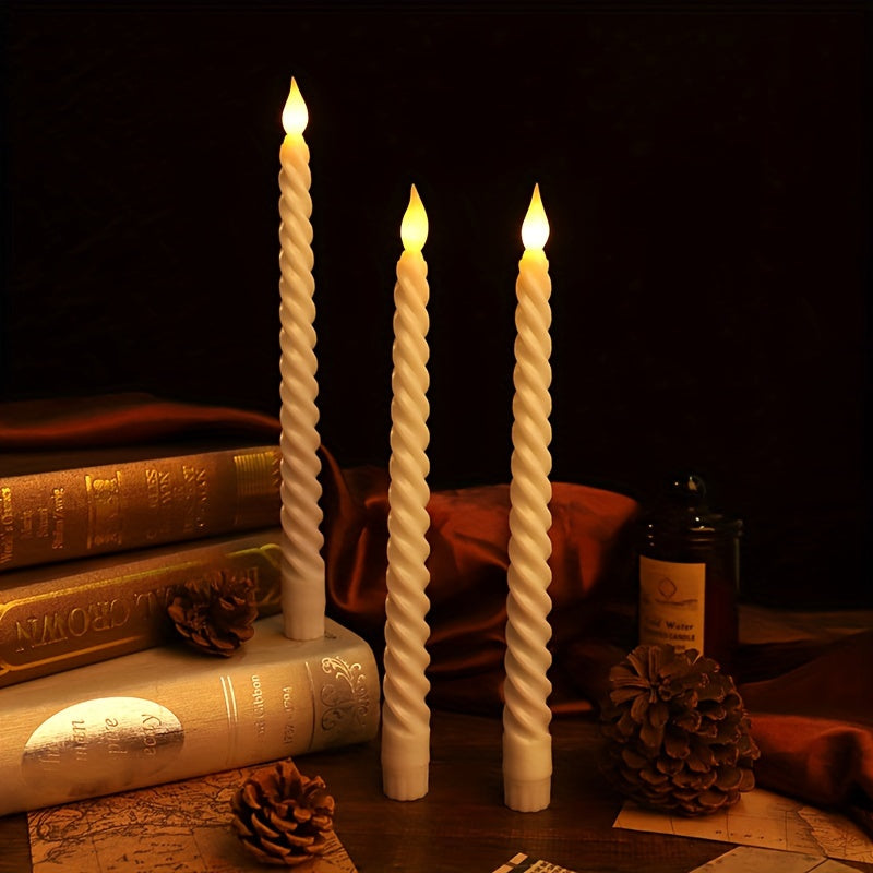 Bougies sans flamme Floroux - Bougies LED sans fil avec effet flamme réaliste