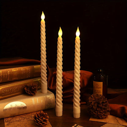 Bougies sans flamme Floroux - Bougies LED sans fil avec effet flamme réaliste