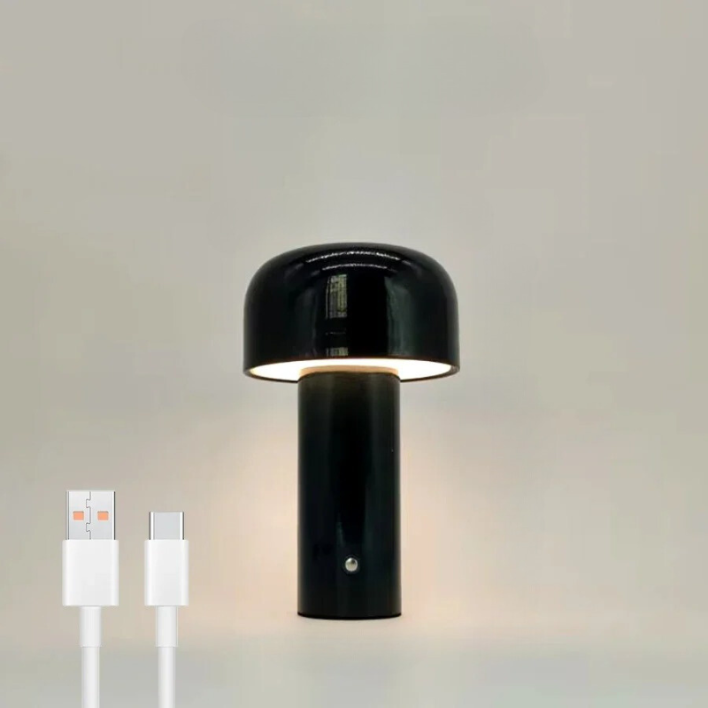 Floroux - Lampe de table LED champignon rechargeable pour une atmosphère cosy
