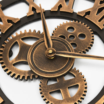 Horloge murale dorée luxueuse Floroux