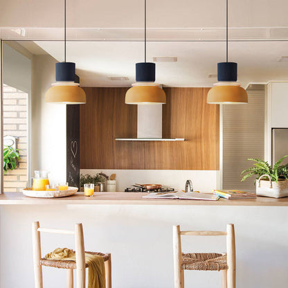 Floroux Luminaire Pendentif Scandinave à Blocs de Couleurs