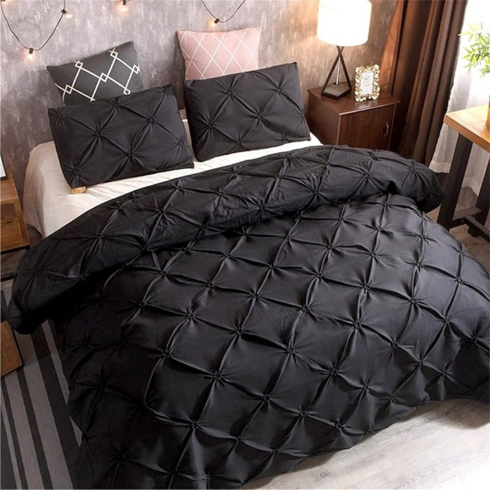 Floroux - Ensemble de literie trois pièces de haute qualité pour un sommeil stylé