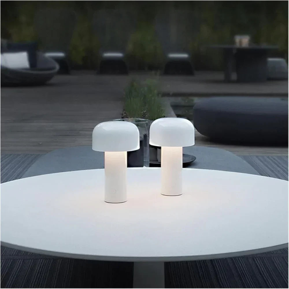 Lampe de lanterne sans fil LED champignon
