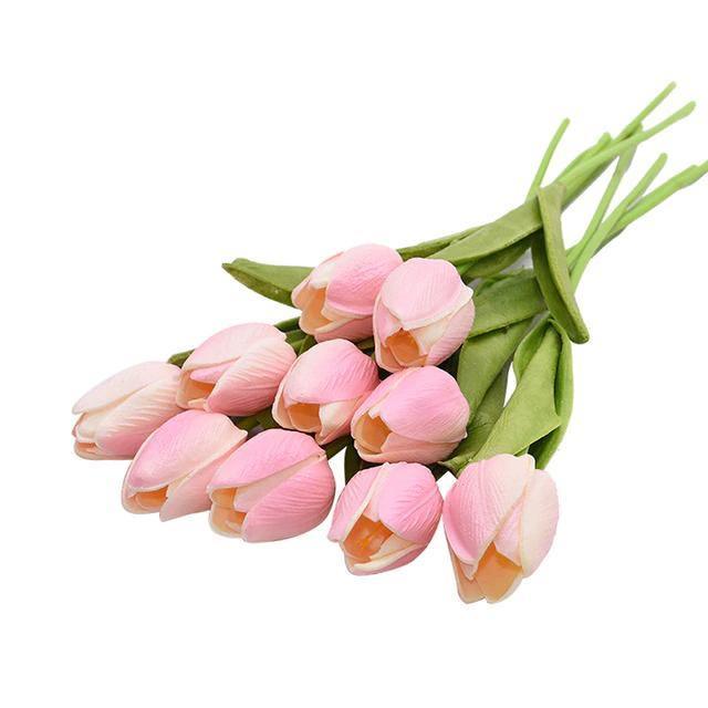 Faux tulipes artificielles 10 pièces