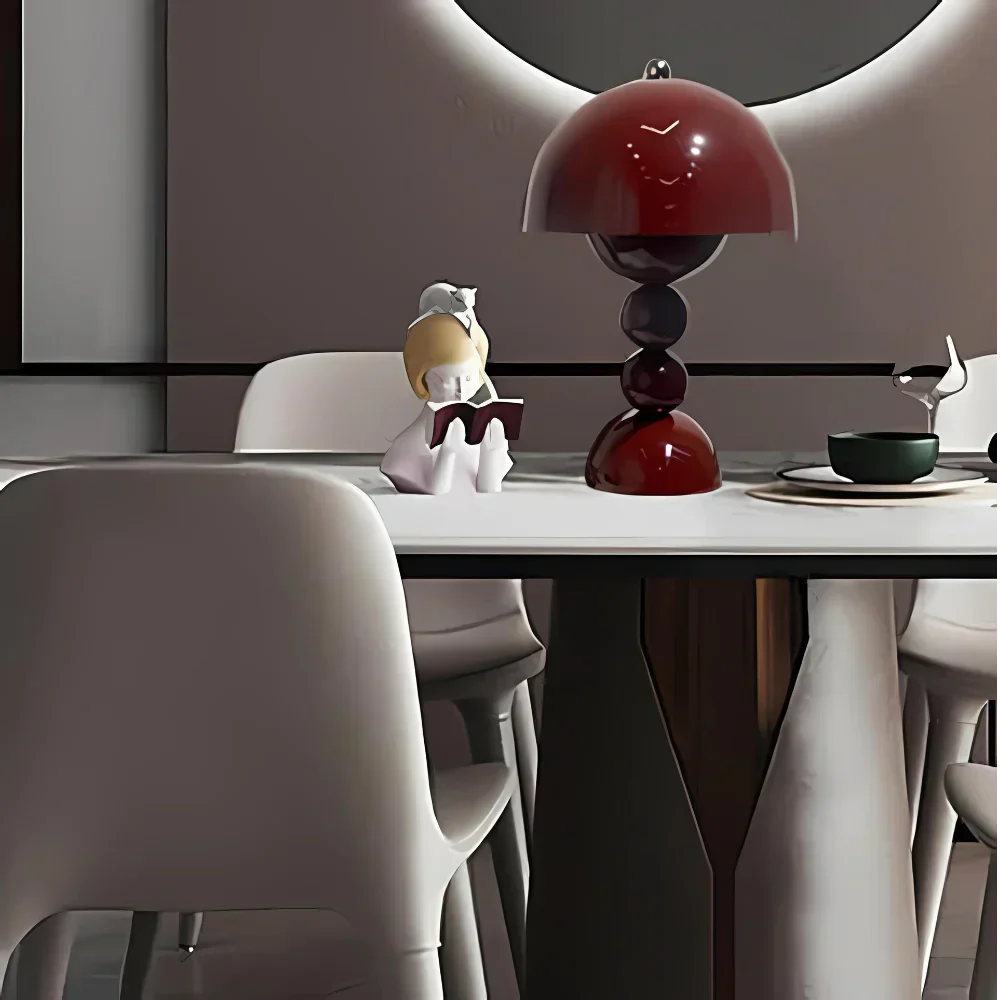 Nordic Flower Buds Lampe de table portable