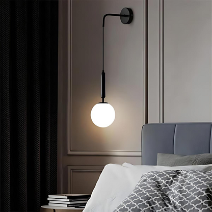 Floroux - Applique murale élégante en verre moderne pour des pièces stylées