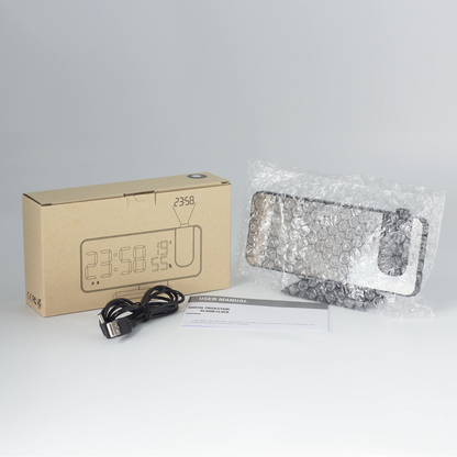 Astronatic™ Réveil - Écran LED avec projecteur à 180°