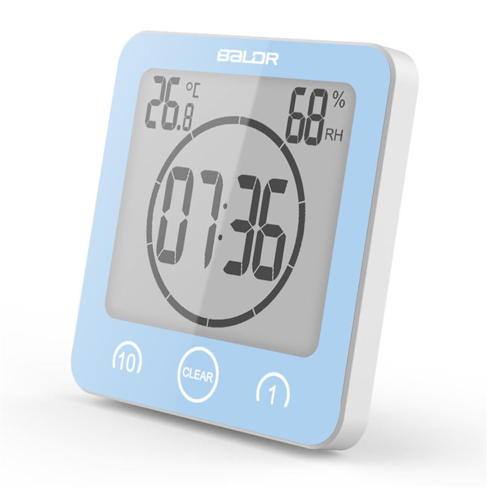 Floroux – Horloge de salle de bain étanche pour la douche