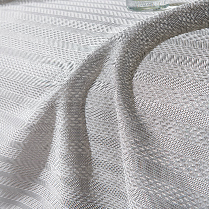 Couverture de canapé d'été fraîche rayée