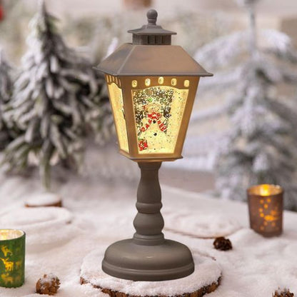 Lampes de table de nuit de Noël illuminées - Décorations Père Noël, Bonhomme de neige et Arbre