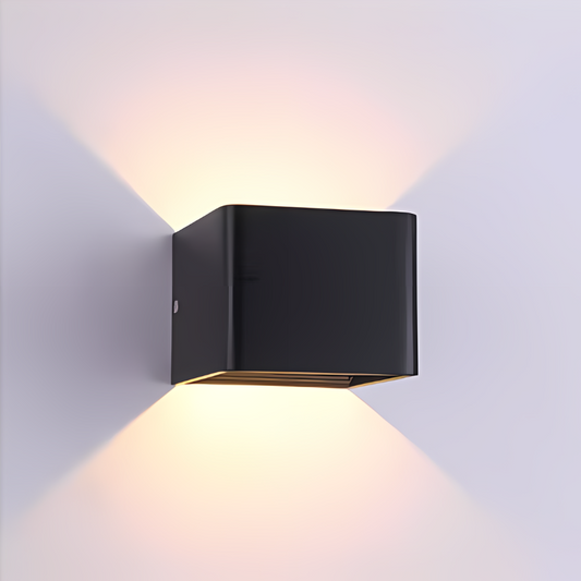 Floroux - Élégante lampe murale carrée pour une vie moderne