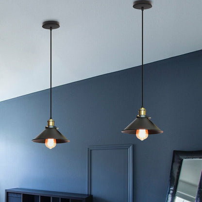 Floroux conical pendant in brass | Modern design | Dining room & Kitchen | Elegant atmosphere