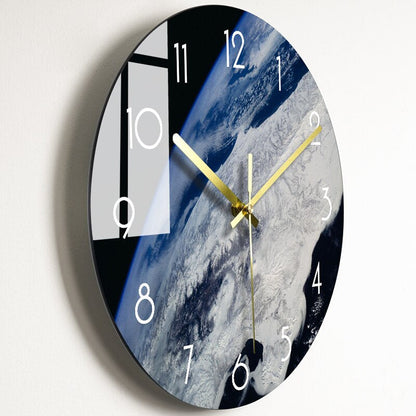 Horloge murale en verre élégante