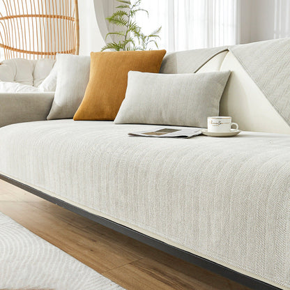 Coussin de canapé antidérapant Herringbone Housse de canapé