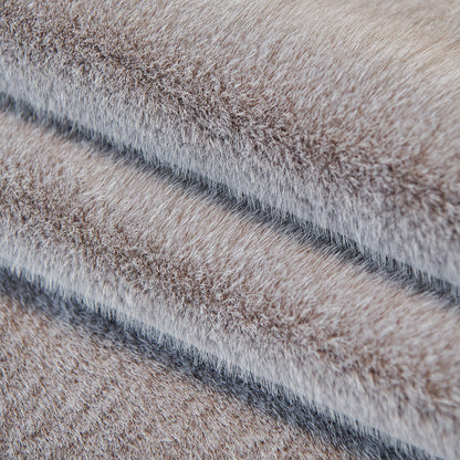 Faux-Mink-Fur Tapis Antidérapant Housse de Canapé