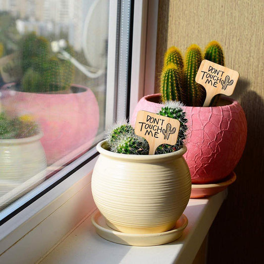 Floroux Wooden Plant Labels | Environmentally Friendly | Perfect for Garden & Balcony | Marker Labels for Plants