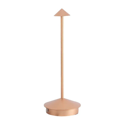 LumiGlow - Lampe de table à toucher USB en forme de champignon triangulaire avec dimmable à 3 niveaux