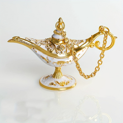 AladdinWish Lamp – Vintage Éclairage à Huile en Métal
