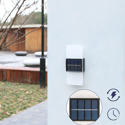 Floroux Lampe Murale Solaire LED | Résistante aux Intempéries | Éclairage Extérieur Alimenté par Solaire | Décor de Jardin & Terrasses