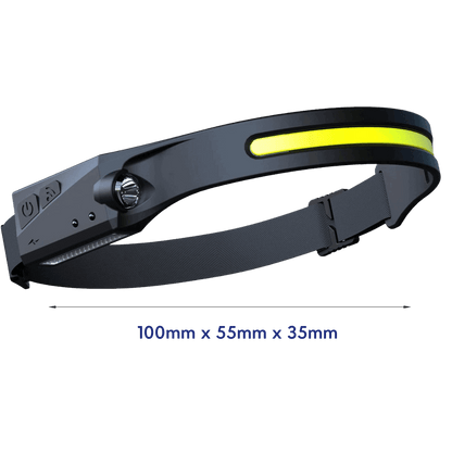 GlowSense - Lampe frontale à induction avec capteur (1+1 gratuit)